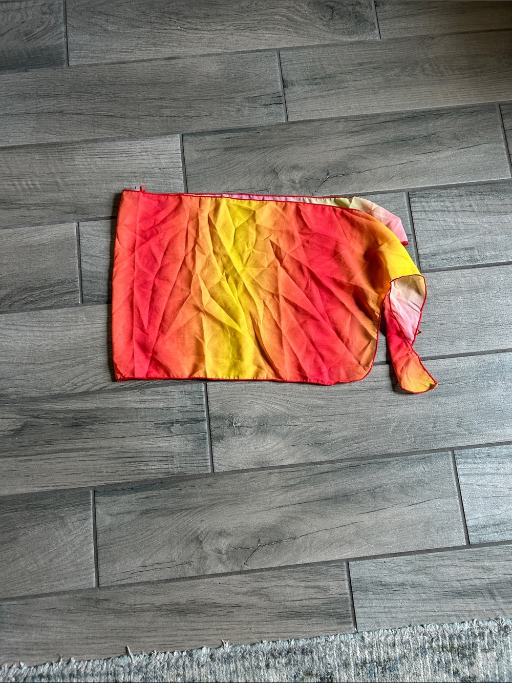 Fashion Nova Orange Yellow Pink Ombre Swim Sarong